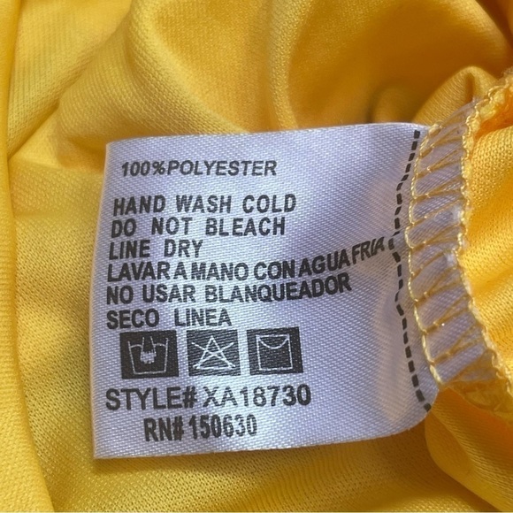 Xtaren Yellow Floral Romper Size Large - Picture 6 of 10